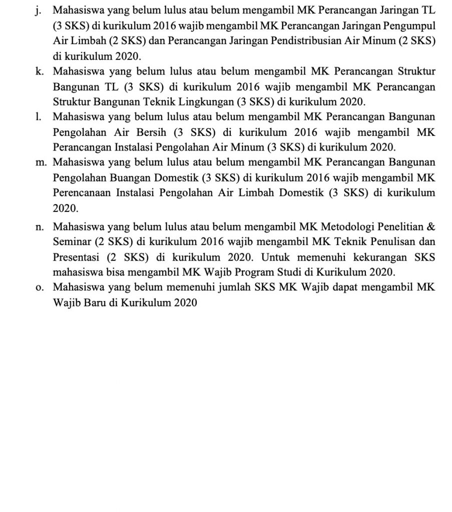 Program Studi Sarjana Teknik Lingkungan | Departemen Teknik Sipil